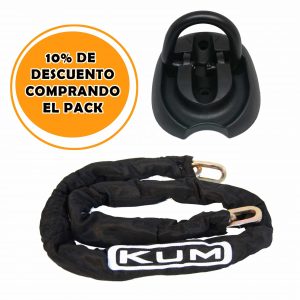 PACK ANCLAJE OVALADO + CADENA K-305 (255336+255305)