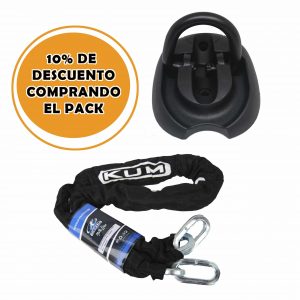 PACK ANCLAJE OVALADO + CADENA K-312 (255336+255312)